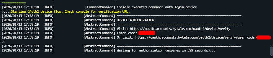 Auth login token
